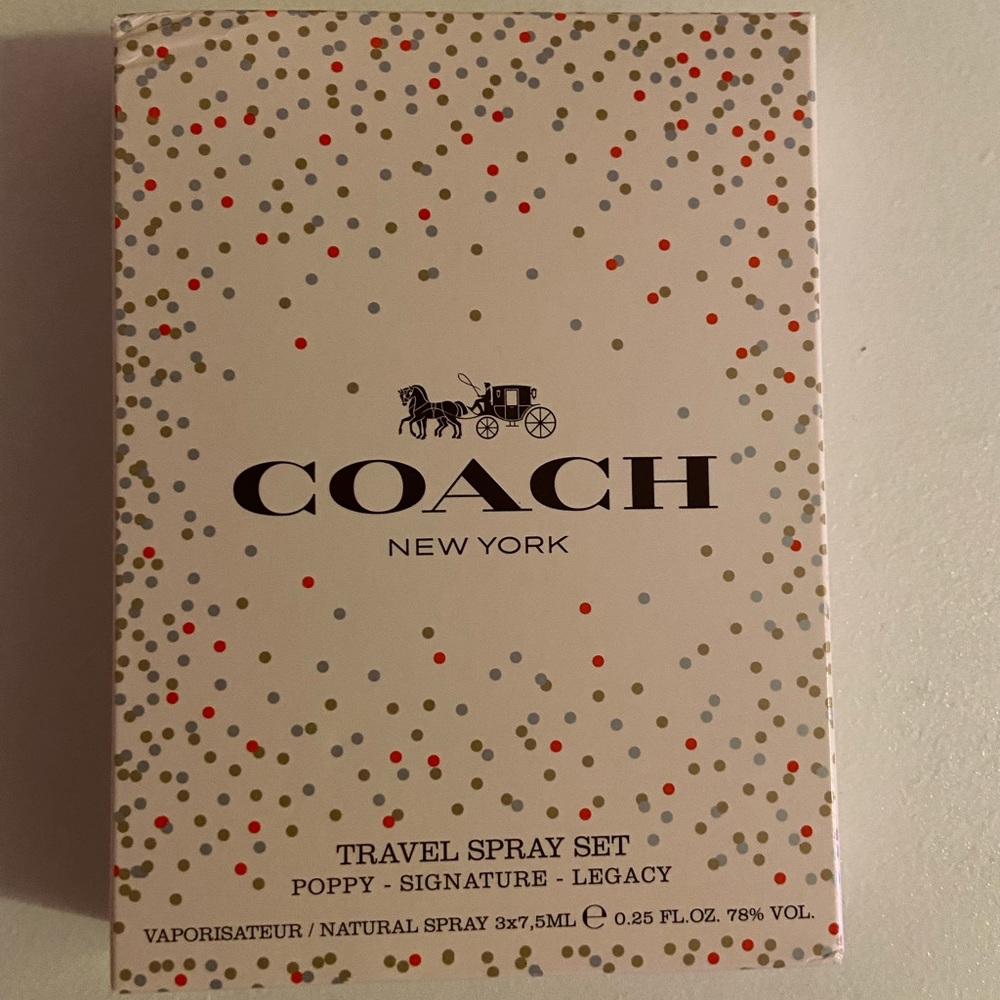Coach Travel Spray Set